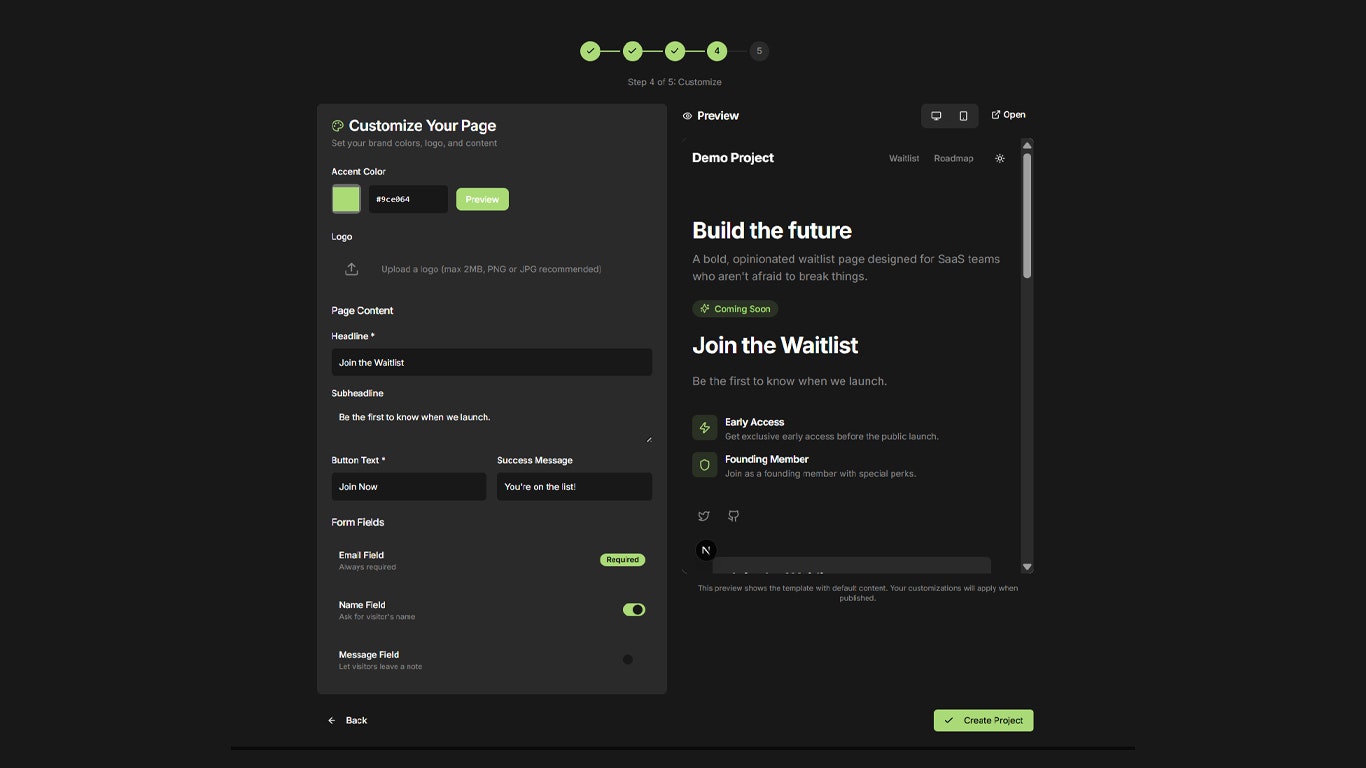 Waitlyzt - Screenshot 4 showing product features and functionality