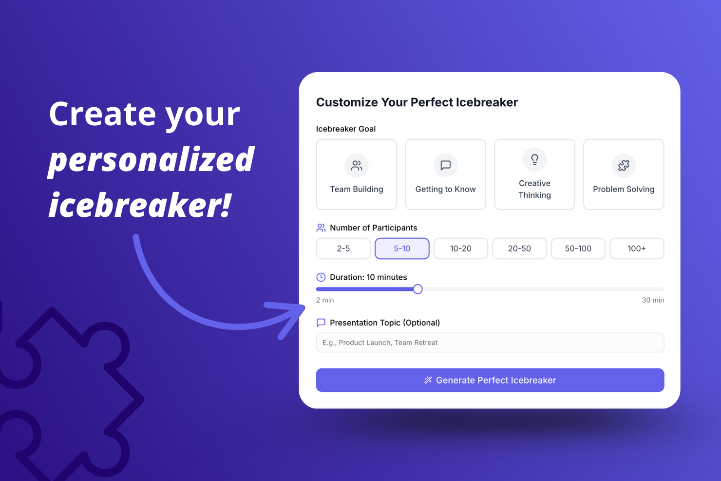 AI Icebreaker Generator gallery image