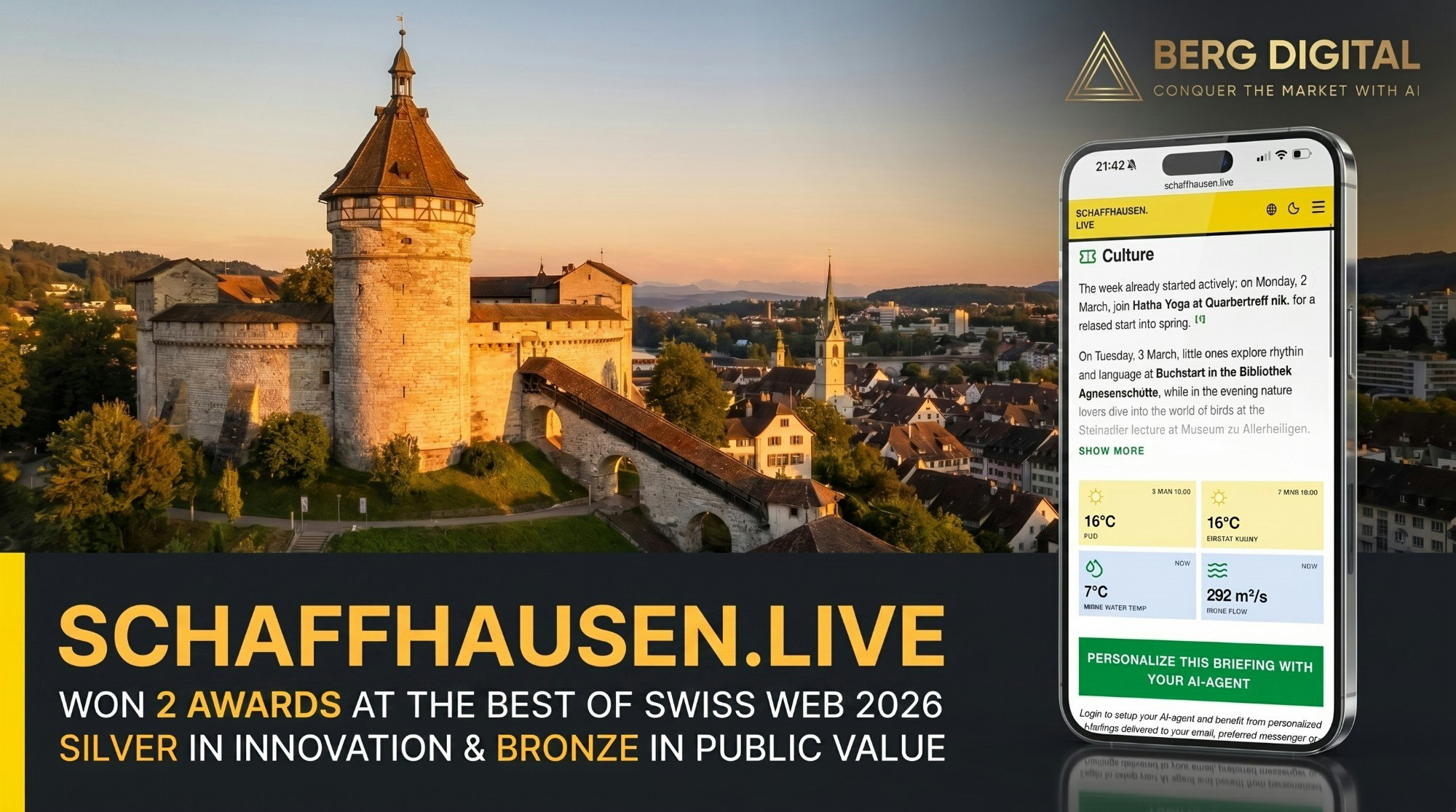 Schaffhausen.Live - Personal AI Agent gallery image