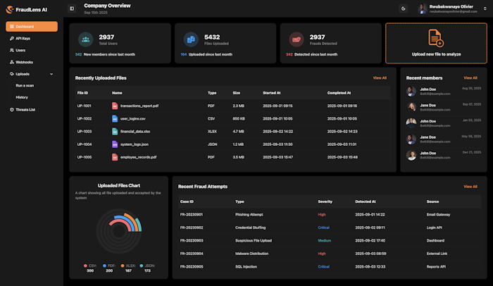 FraudLens AI产品图