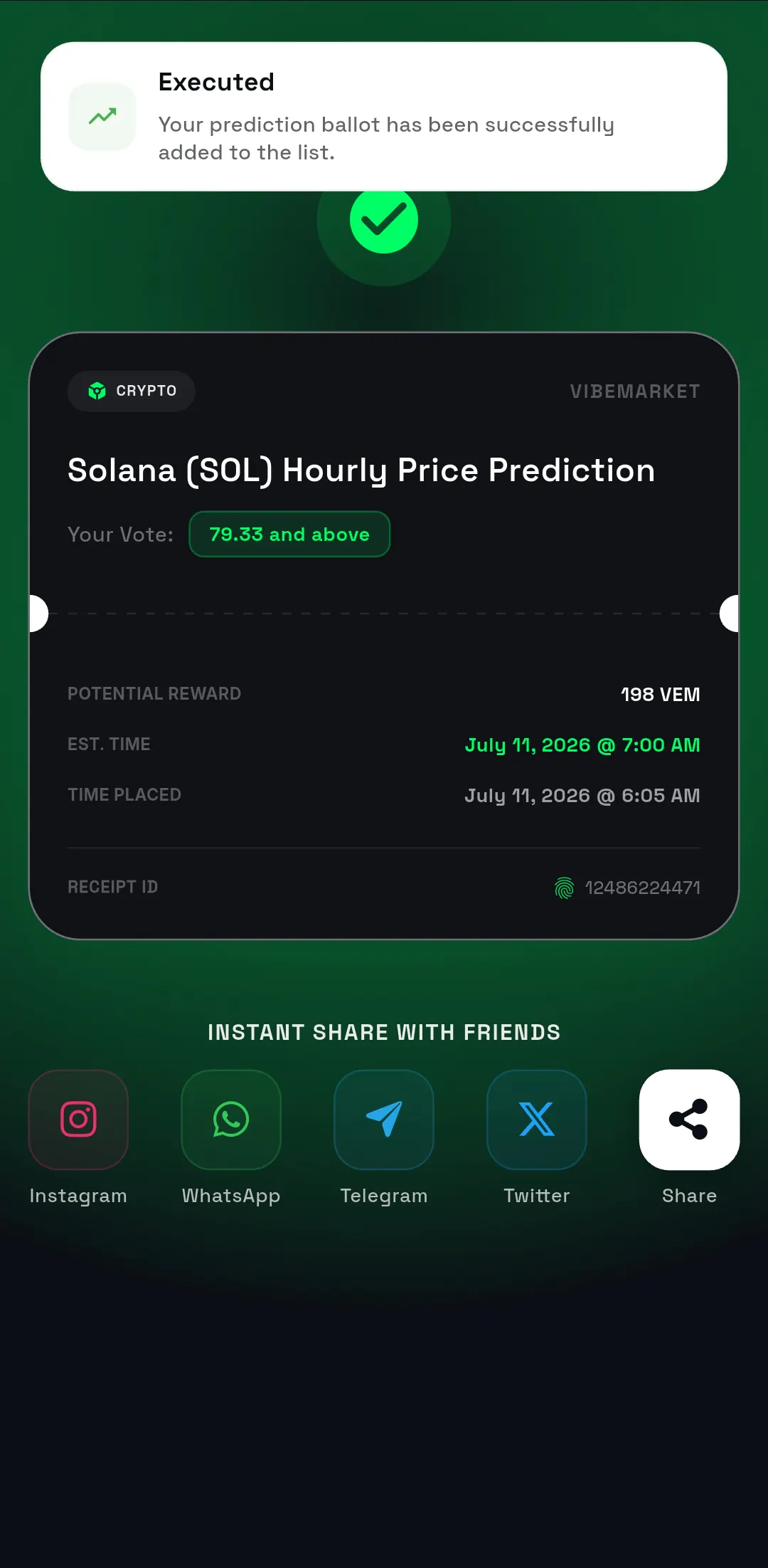 VibeMarket | Predict & Earn gallery image