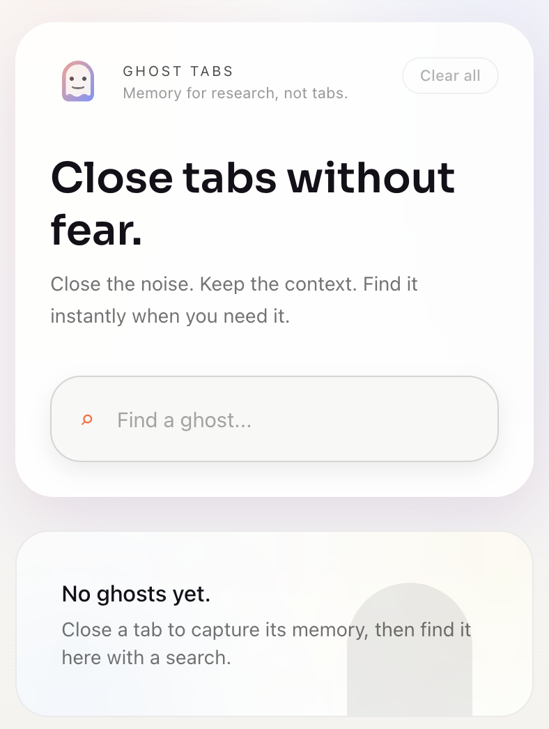 Ghost Tabs gallery image