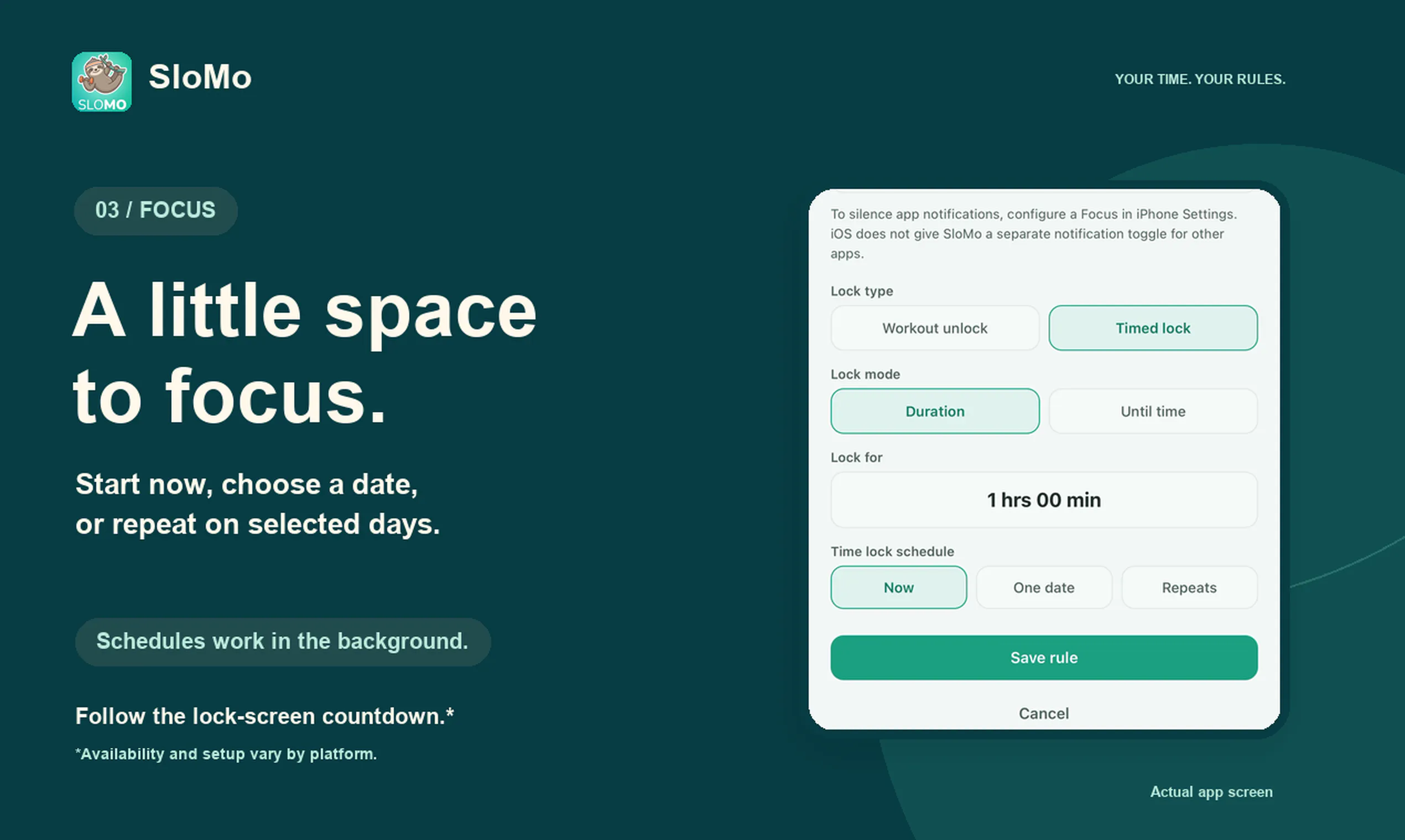 SloMo: Less Scrolling, More Living gallery image