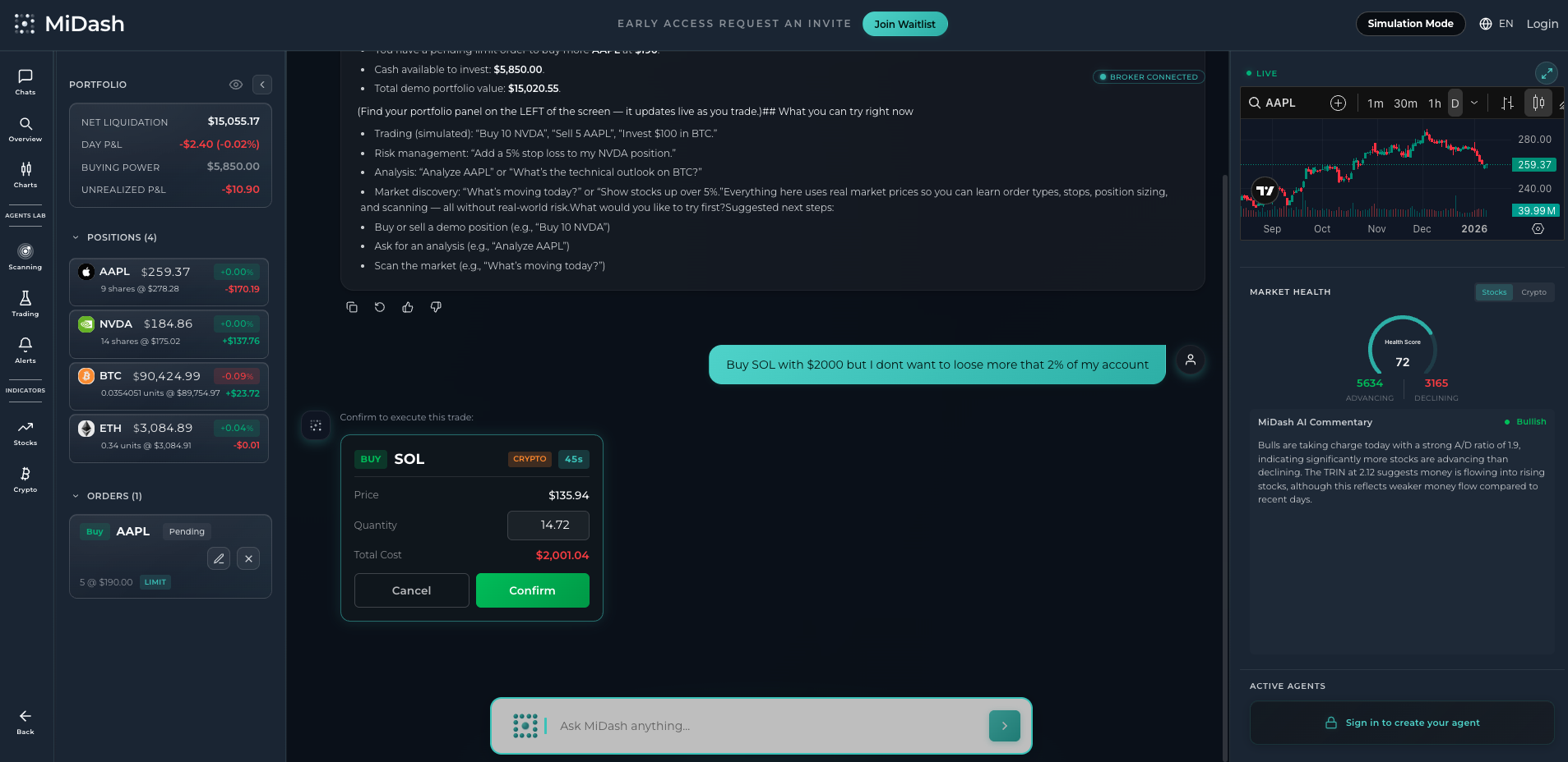 MiDash AI - Screenshot 4 showing product features and functionality