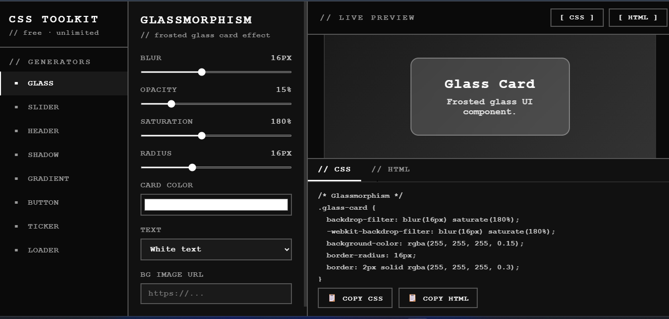 CSS Toolkit gallery image