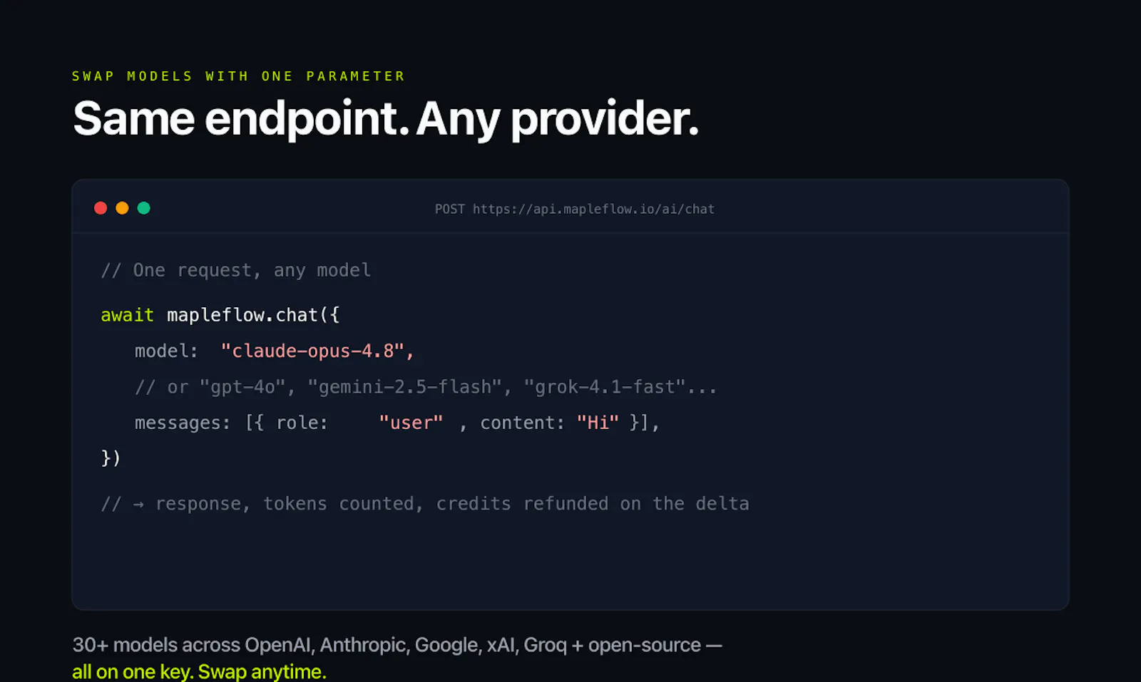 MapleFlow.io - One Key for Everything screenshot 5