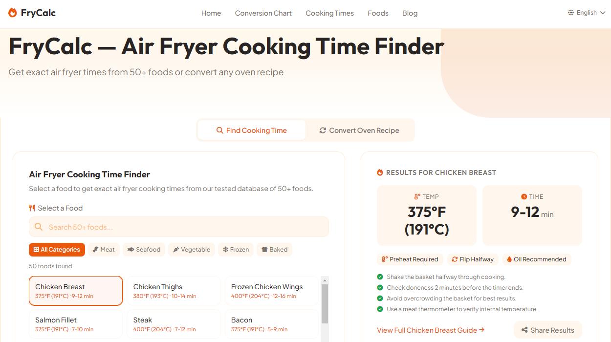 FryCalc gallery image