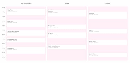 React.JS serverless calendar component gallery image
