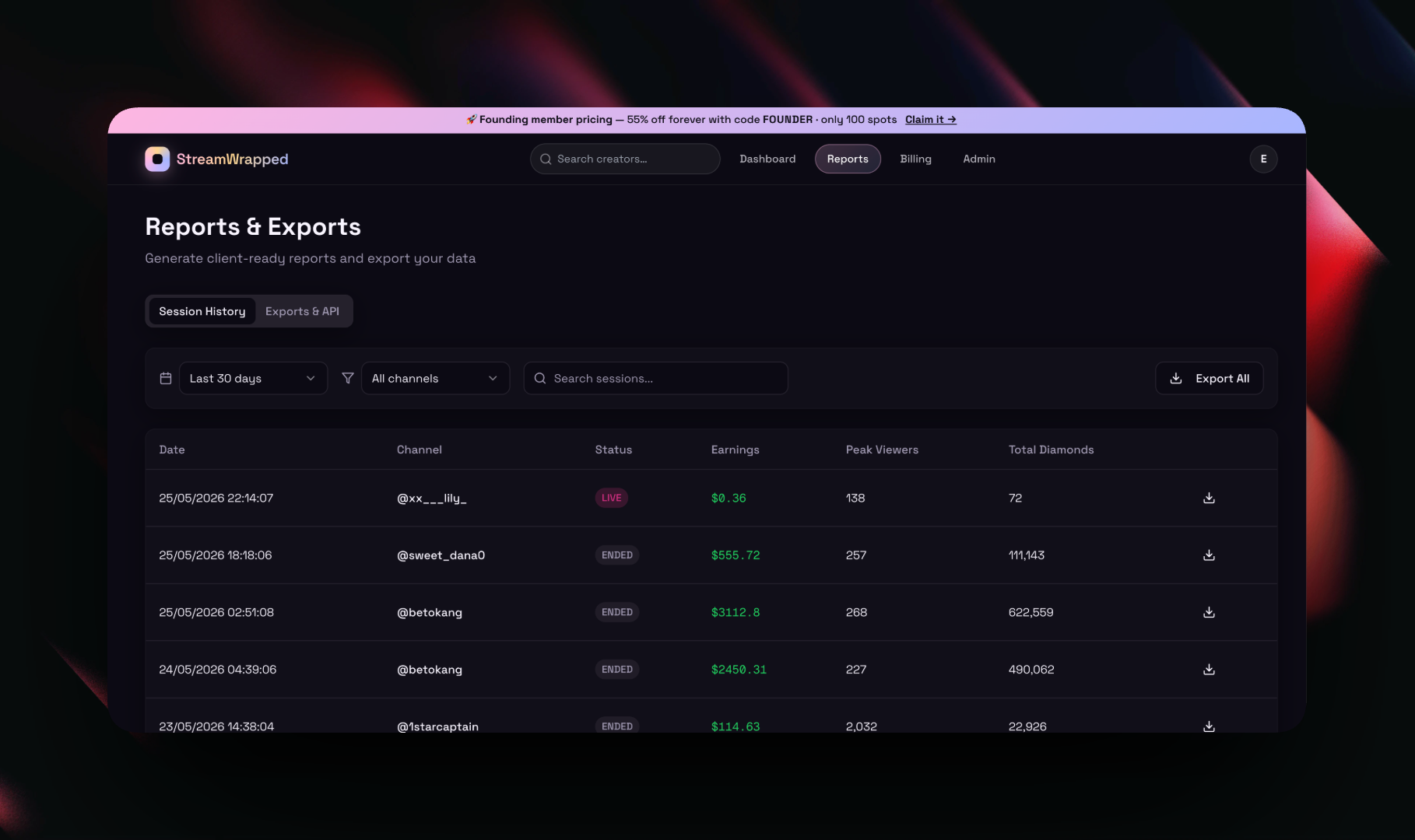 StreamWrapped gallery image
