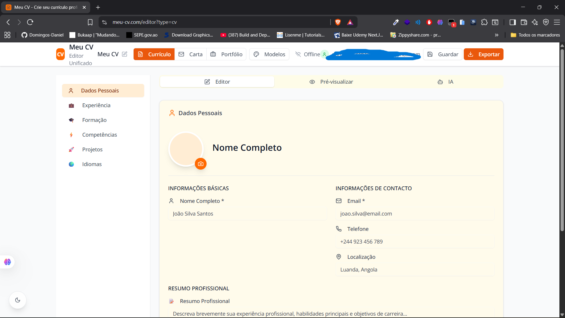 Meu CV gallery image