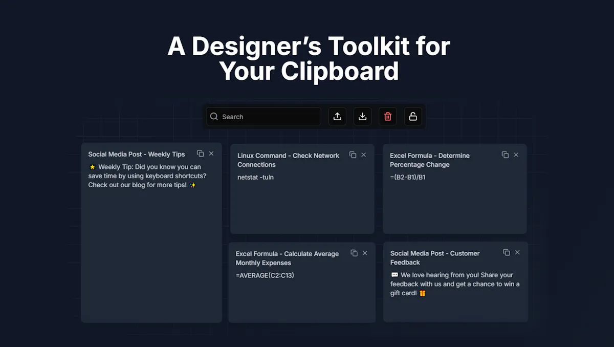 Clipboard Canvas