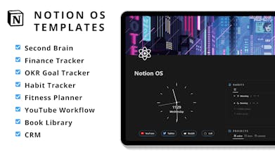 Notion OS Dashboard gallery image