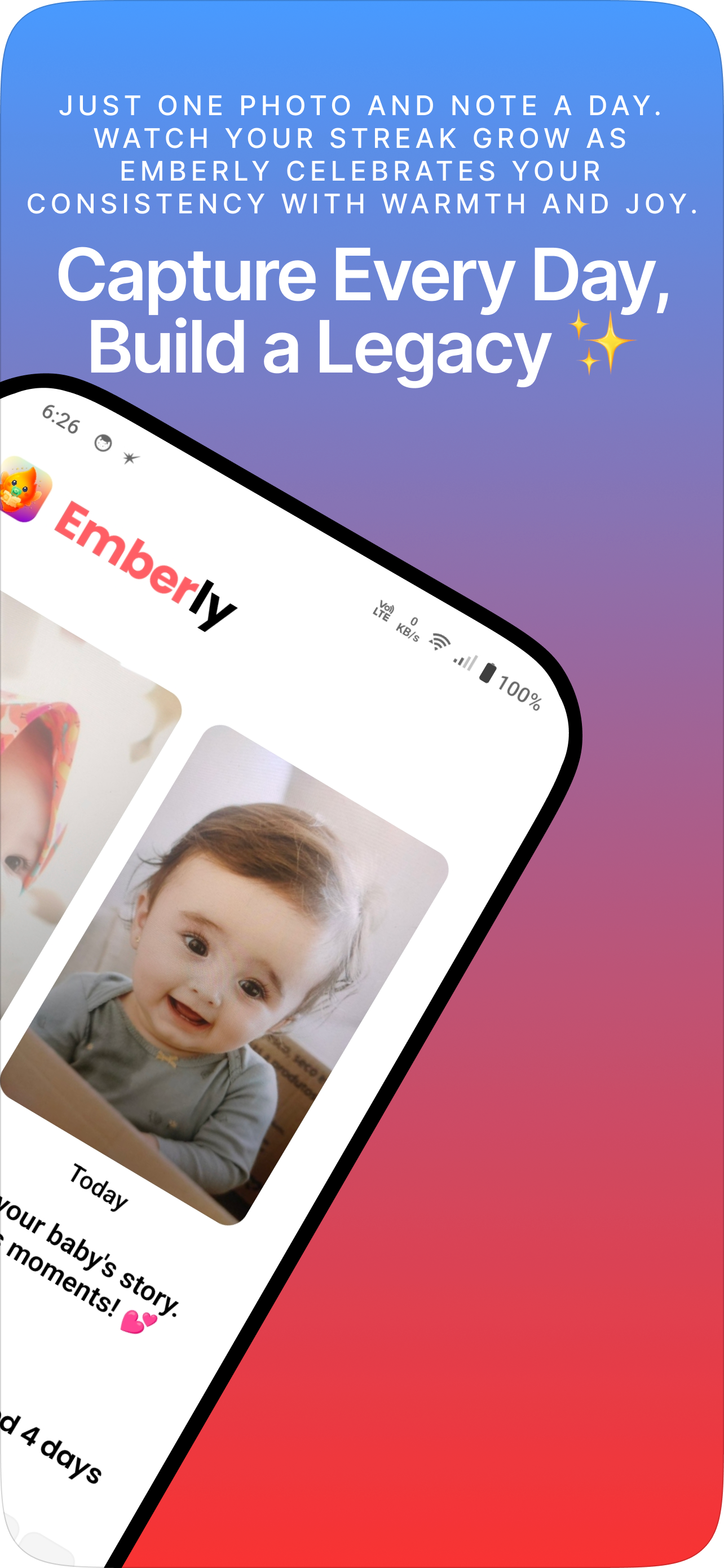 Emberly: офлайн -дневник - Все фотографии вашего ребенка, заметки, оставайтесь на своем устройстве медиа 5
