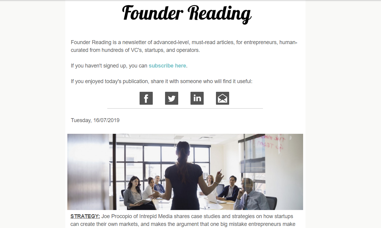 Founder Reading gallery image