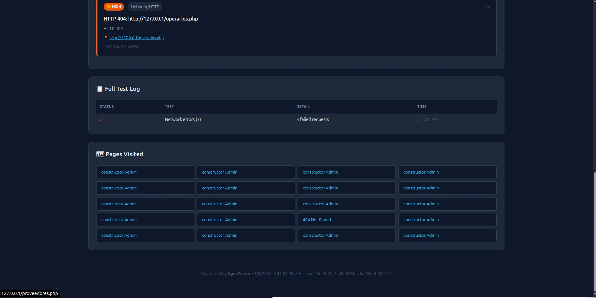 AgenTester screenshot 4