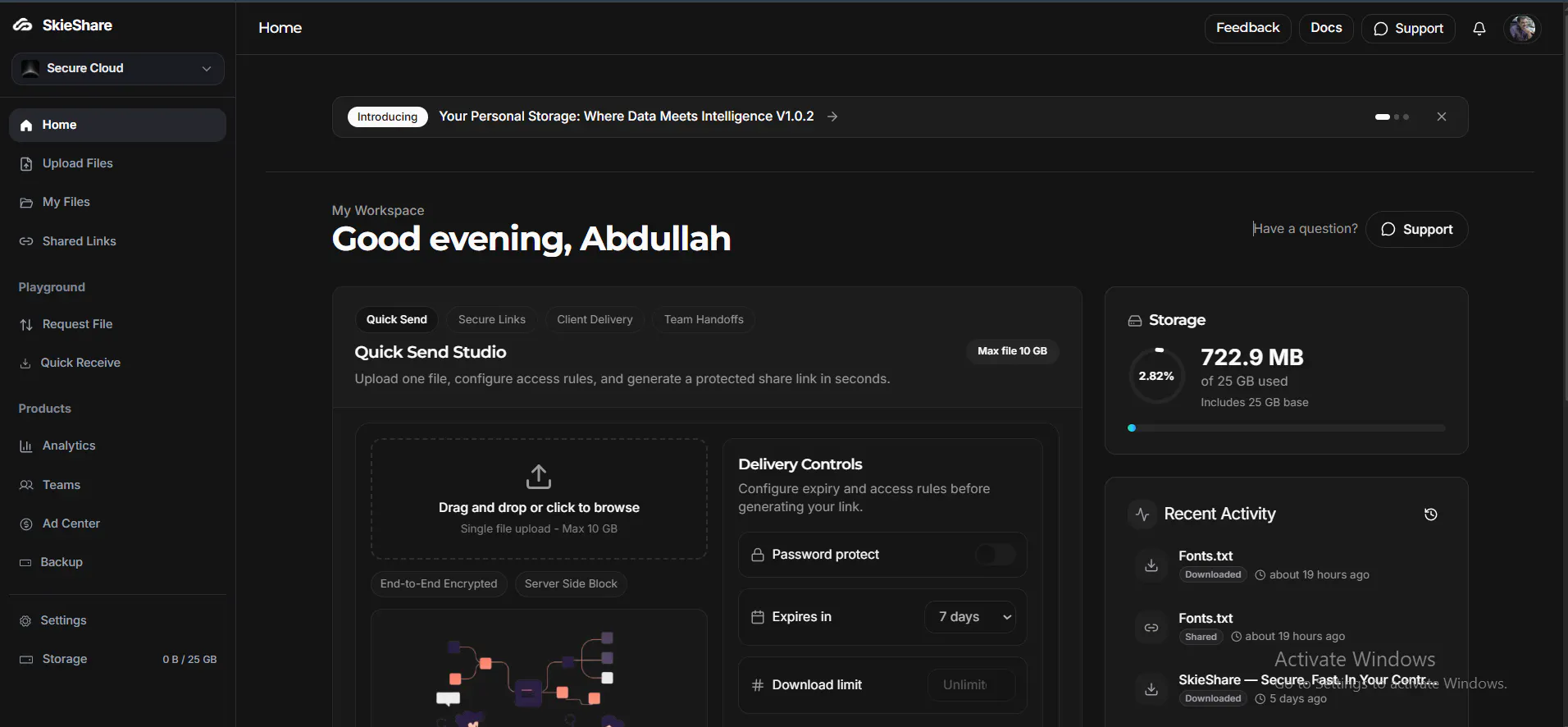 Skieshare: Share Files with Intelligence gallery image