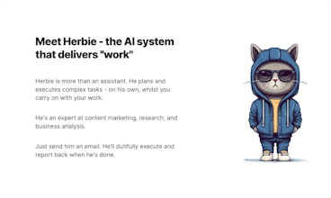 Herbie - Simplificando tarefas complexas diretamente da sua caixa de entrada.
