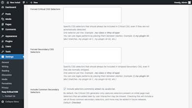 Easy Critical CSS gallery image