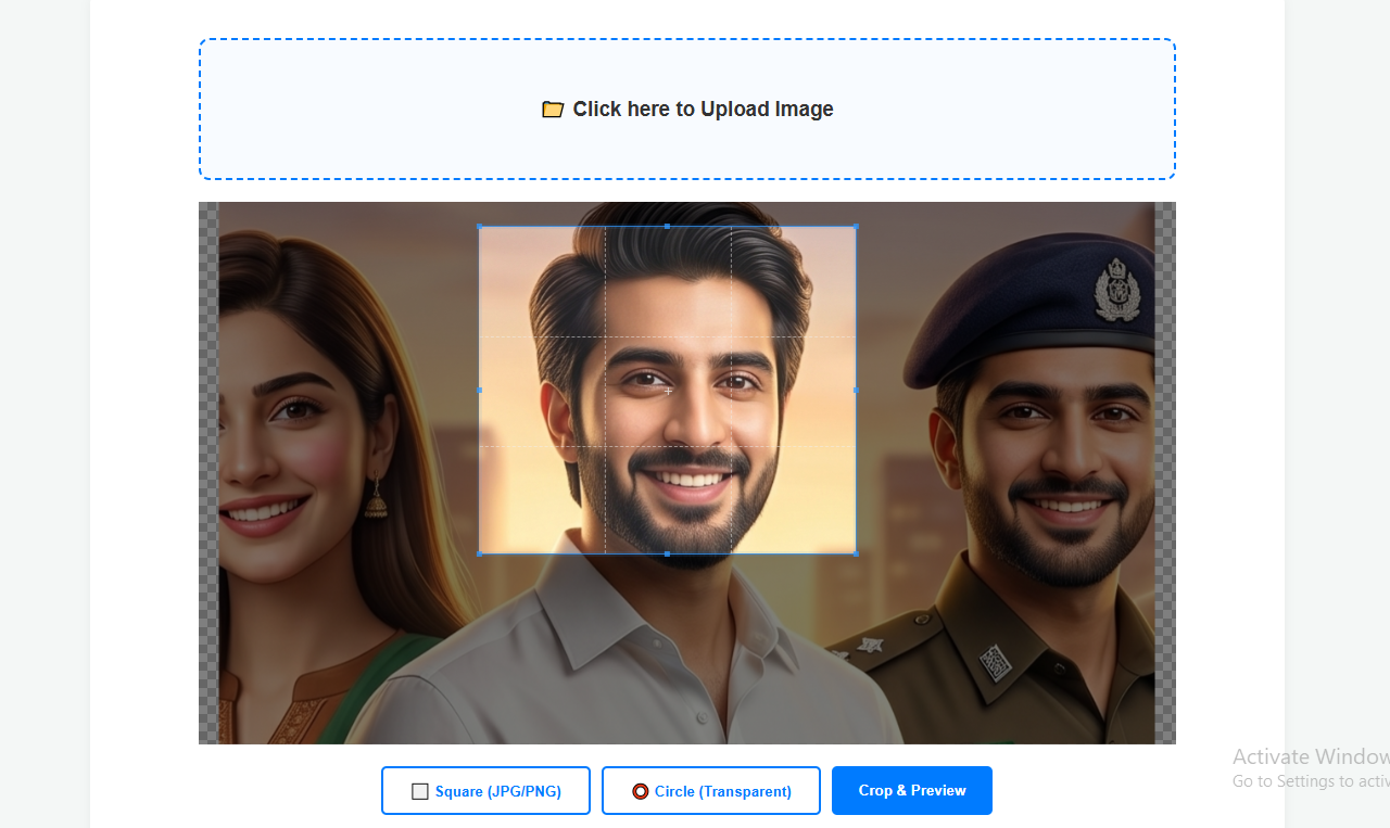 Online Circular Image Cropper gallery image