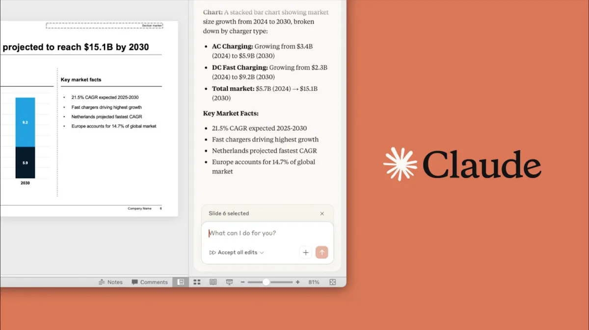 Claude in PowerPoint