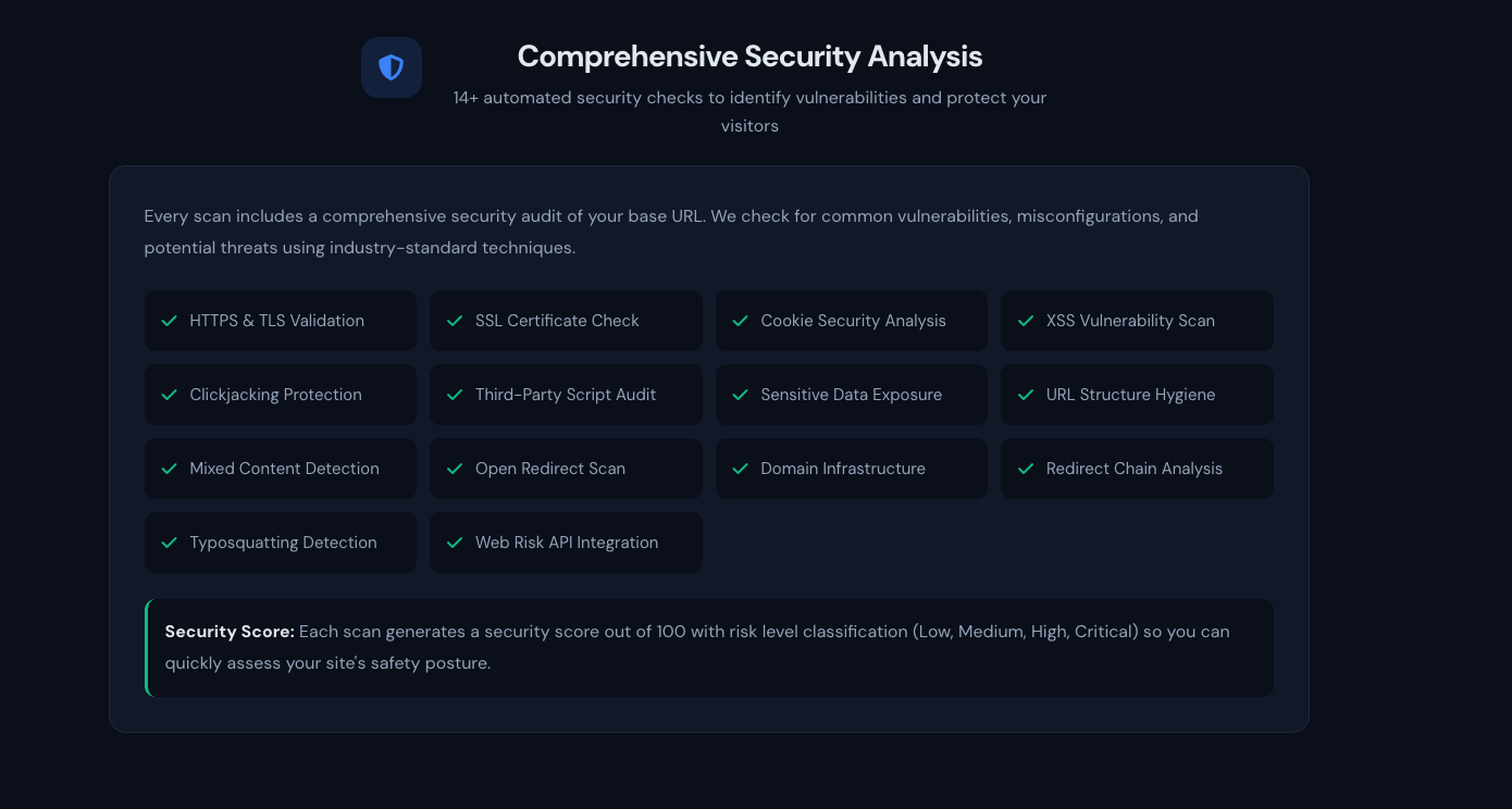 Verify My Link - Screenshot 3 showing product features and functionality