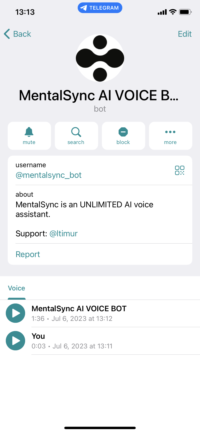 startuptile MentalSync-Unlimited AI Voice Assistant