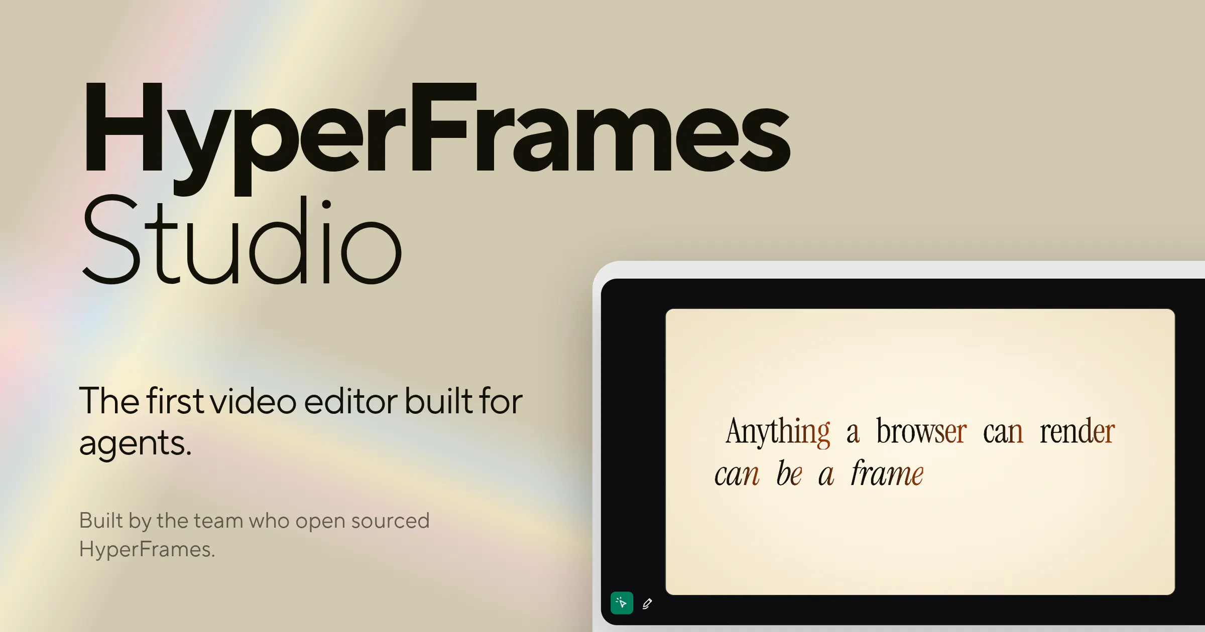 HyperFrames Studio (Desktop) gallery image