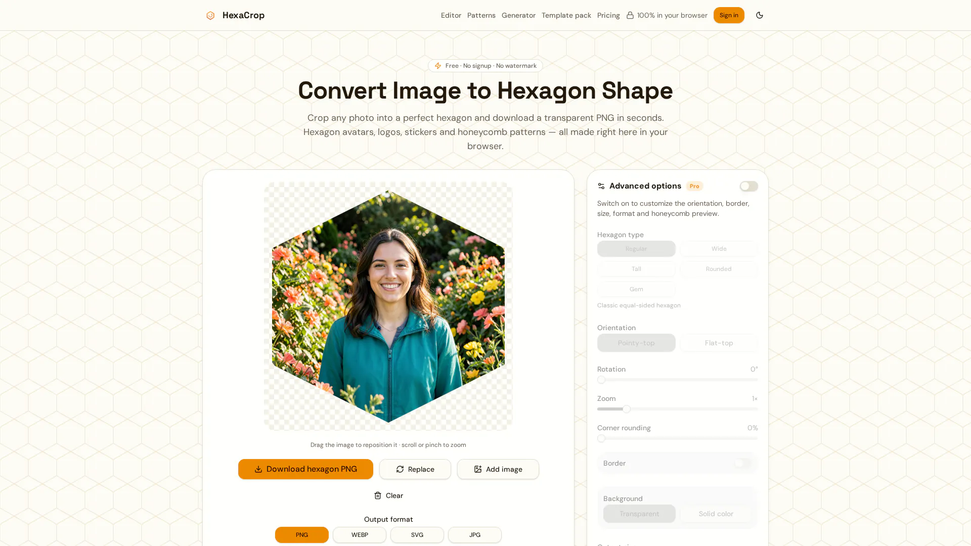 hexacrop.com gallery image