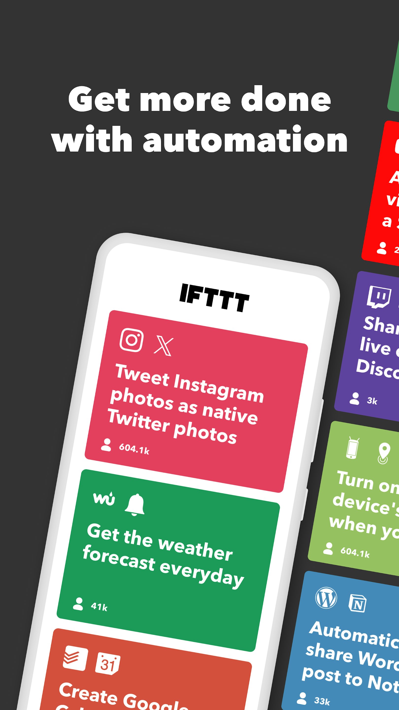 وسائط تطبيقات IFTTT Mobile - تطبيق الهاتف المحمول لأتمتة المهام في العمل والمنزل بدون رمز 7