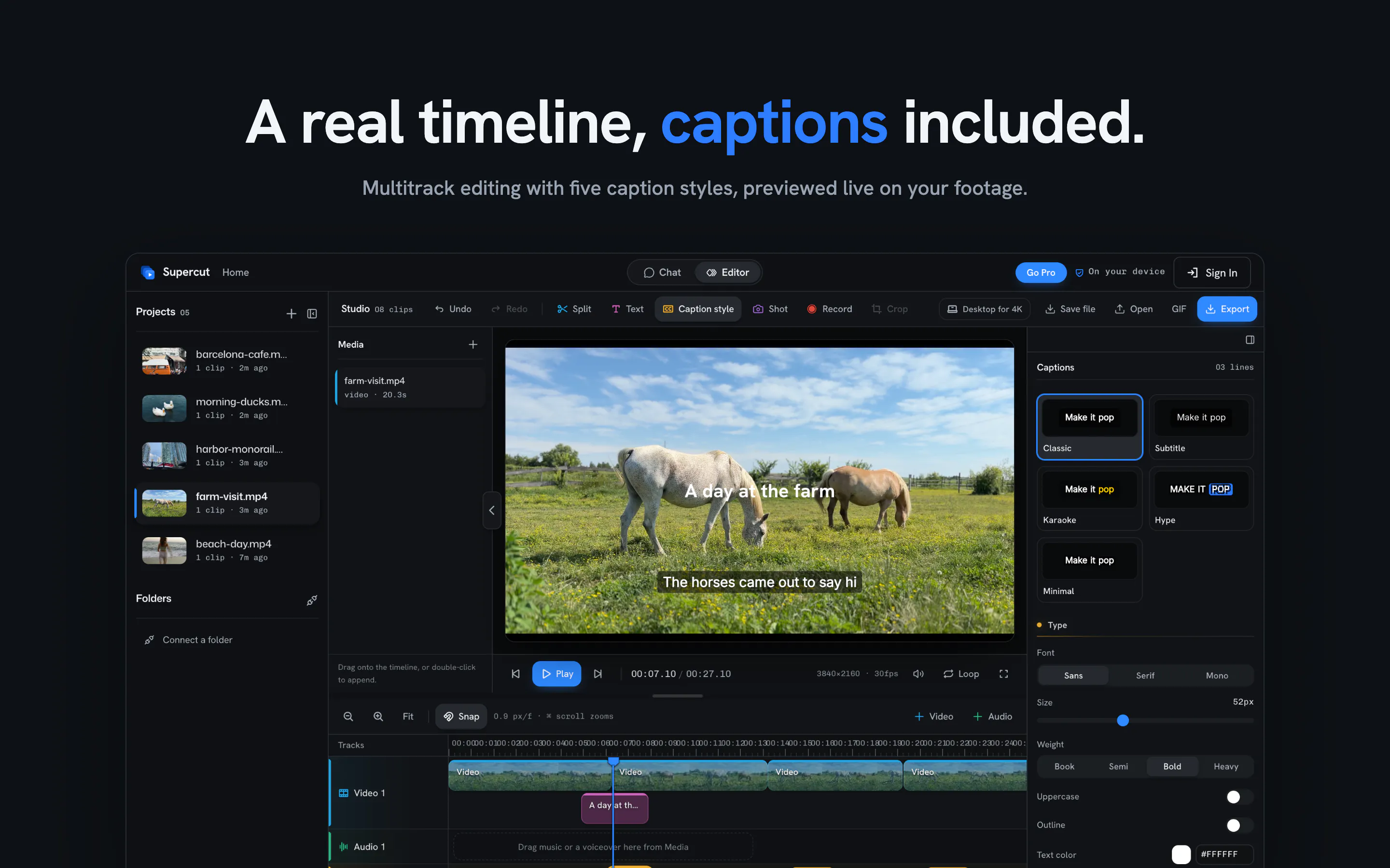 Supercut - AI Video Editor screenshot 4