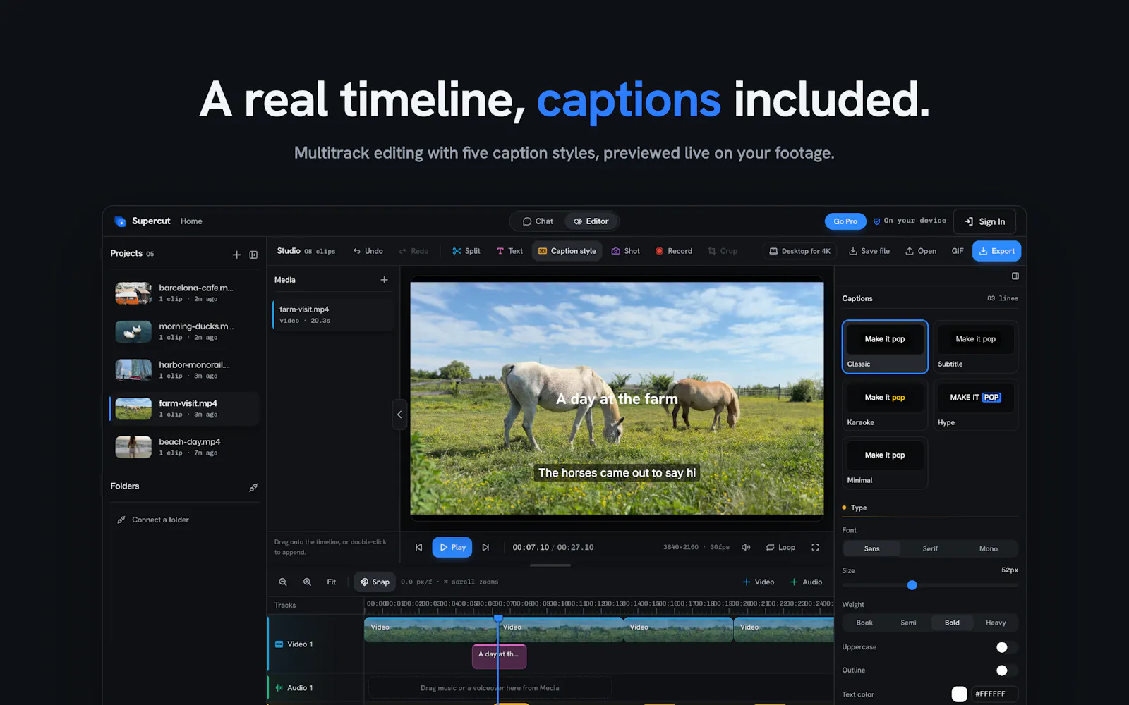 Supercut - AI Video Editor screenshot 5