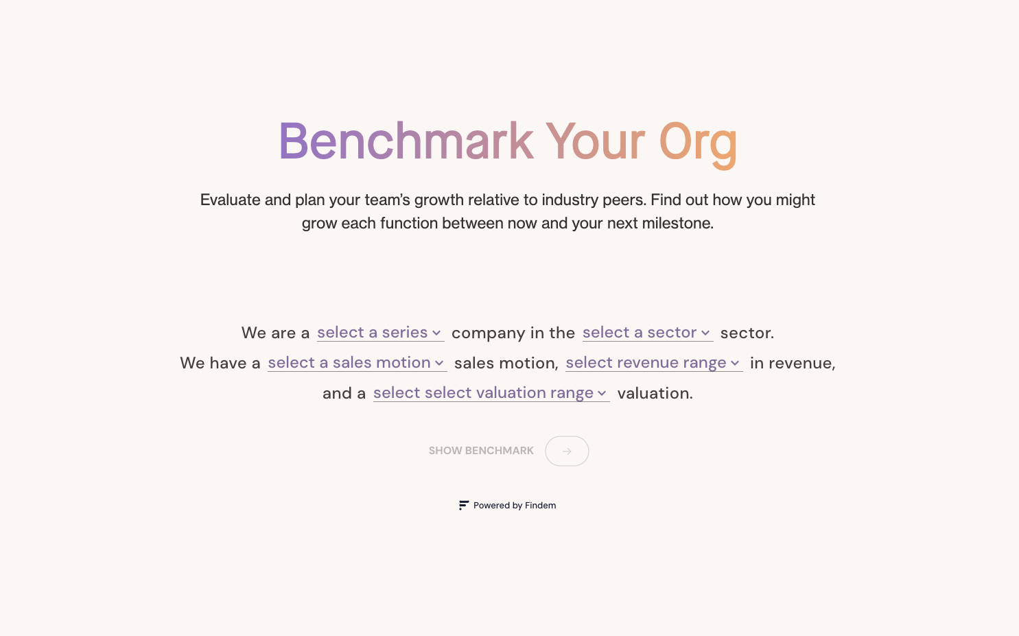 benchmark-your-org - Grow smart