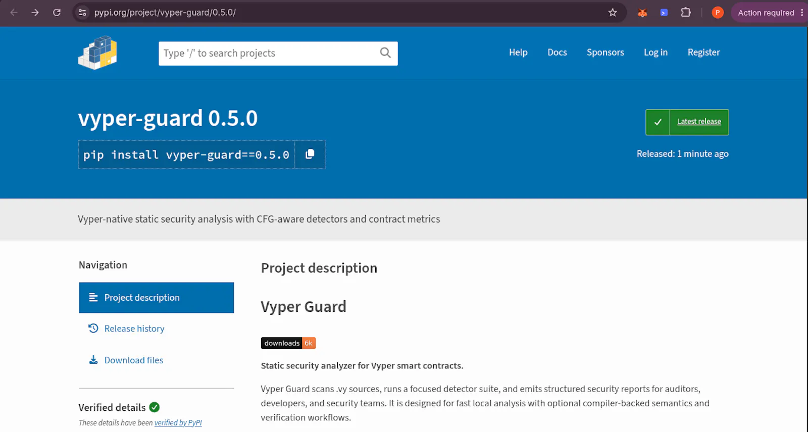 Vyper Guard  screenshot 1