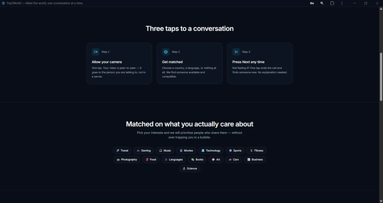 Trip2World screenshot 2