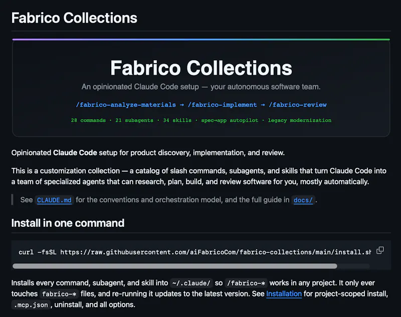 Fabrico Collections screenshot 3