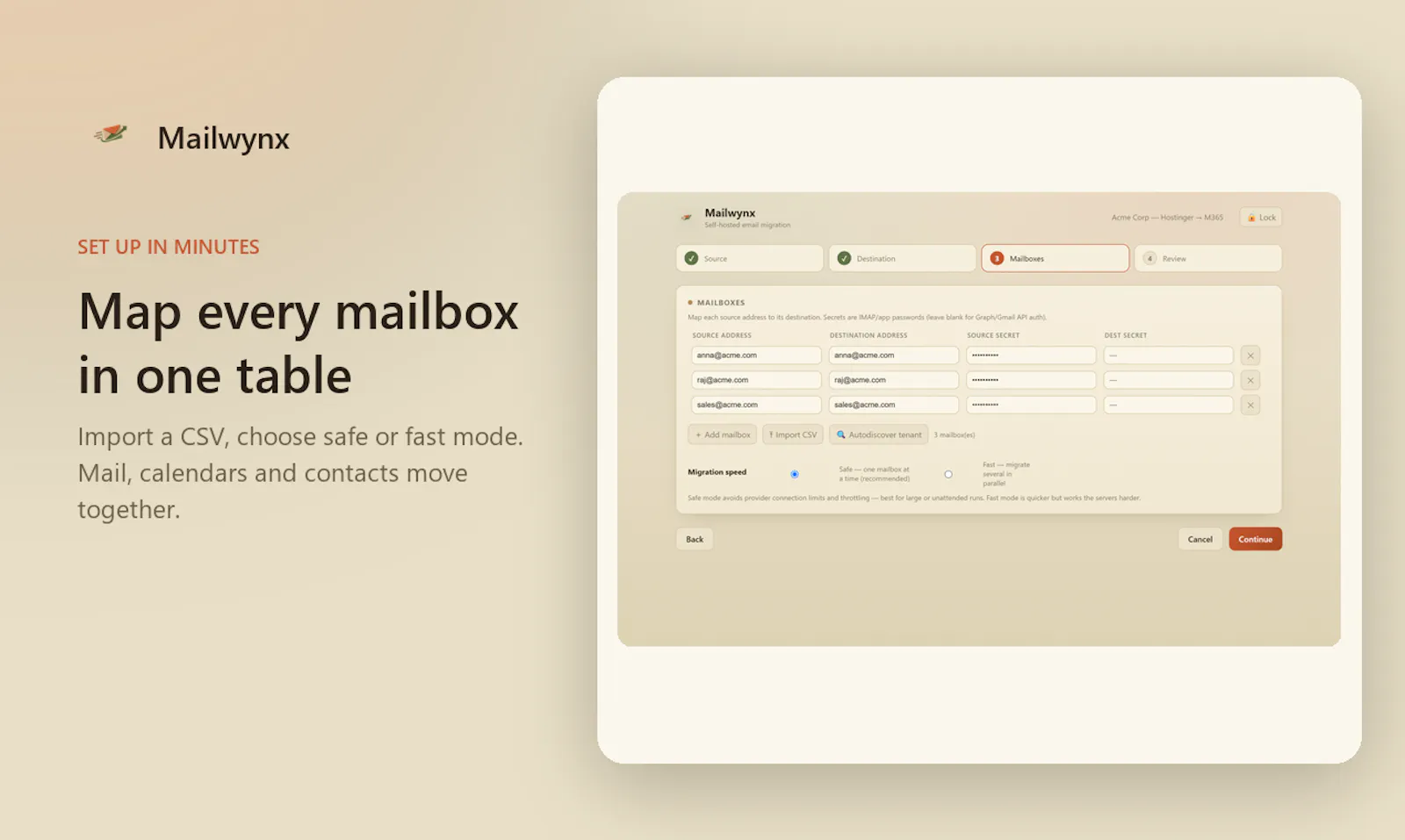 Mailwynx screenshot 3