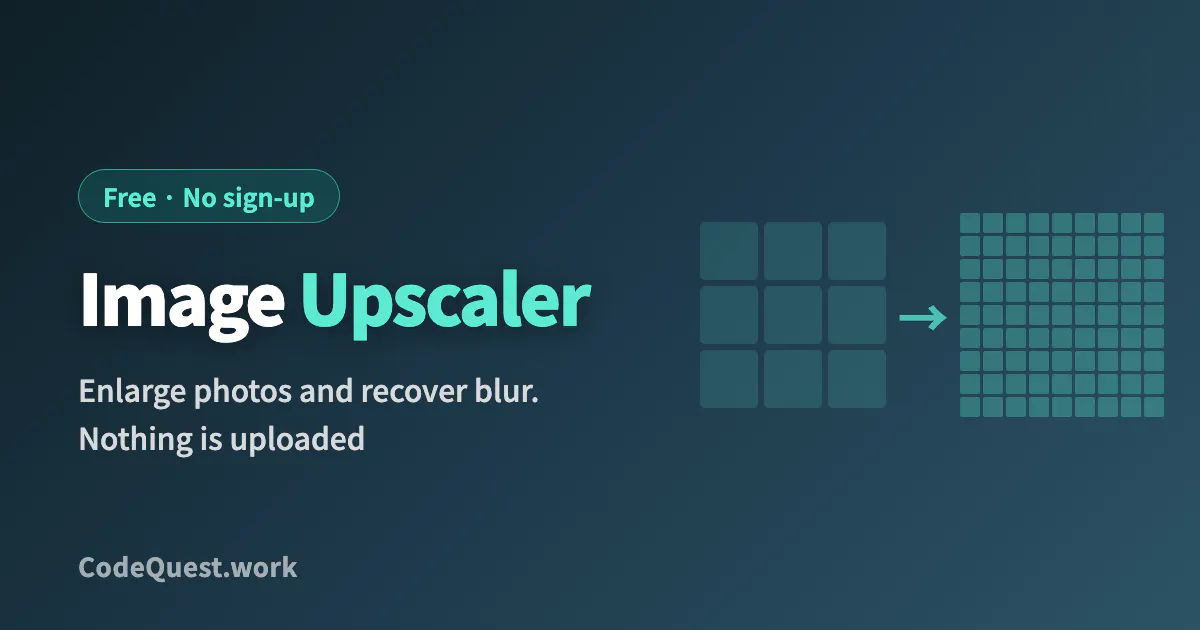 Image Upscaler gallery image