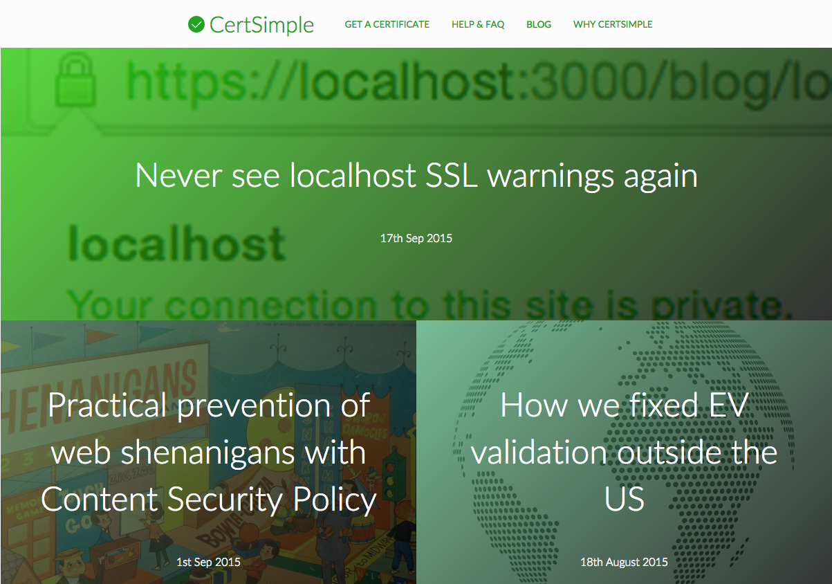 CertSimple gallery image