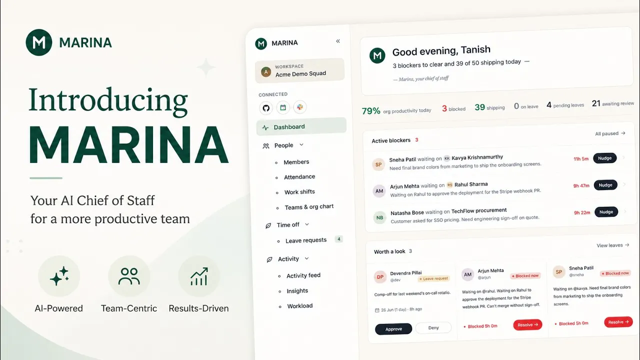 Marina - AI Chief of Staff for Teams gallery image