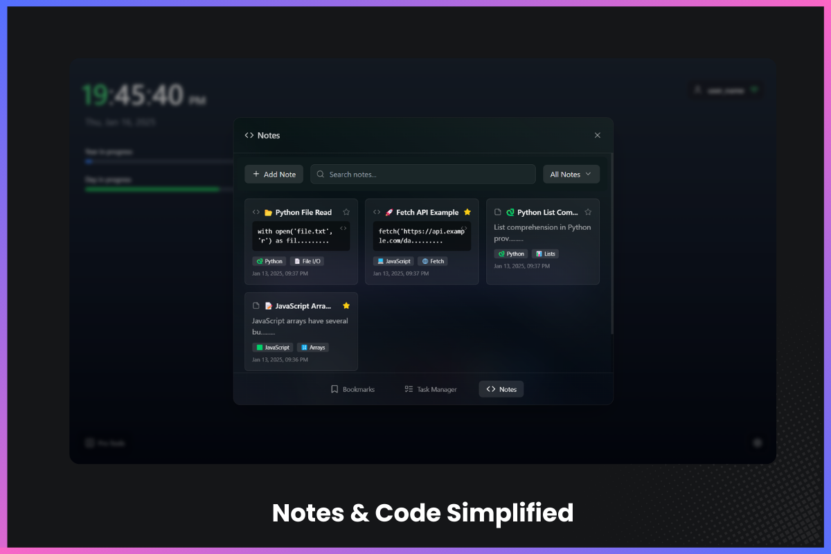 TabQuest: Open Source Productivity Hub gallery image