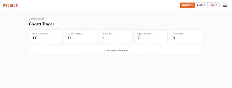 Pochico Logistics screenshot 4