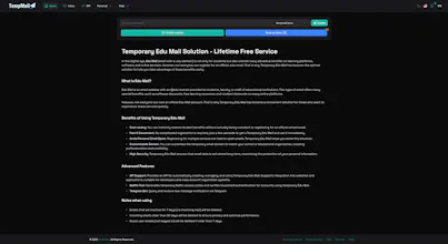 TempMail Edu gallery image