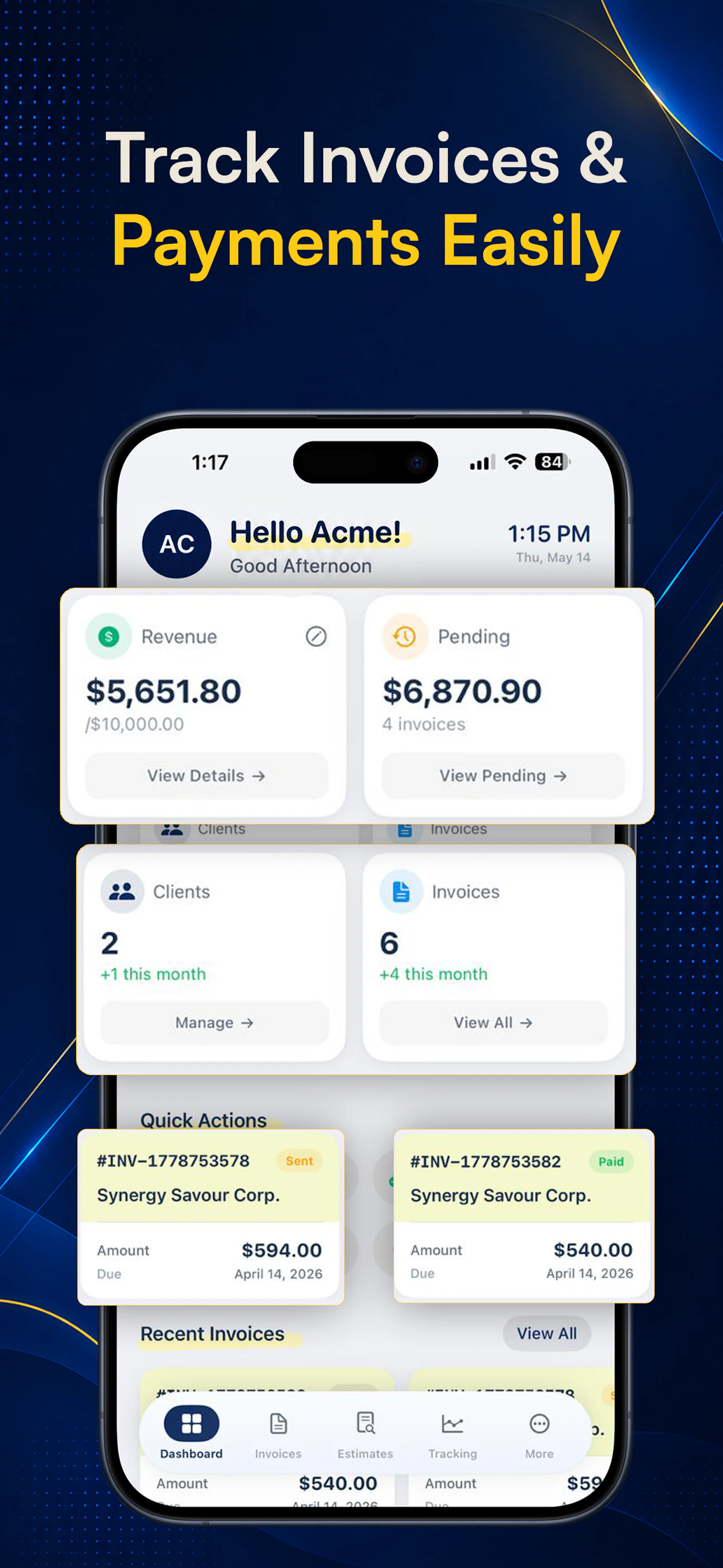 Invoice Creator by Invoicious screenshot 1