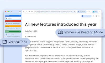 Google Chrome Vertical Tabs