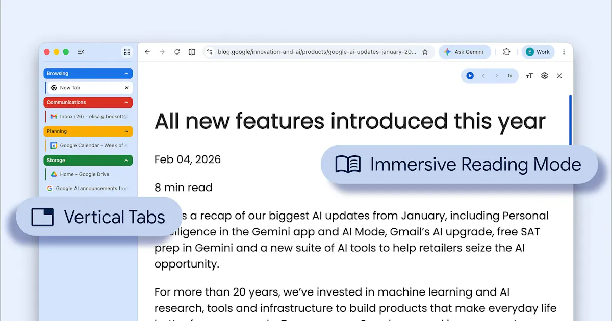 Google Chrome Vertical Tabs