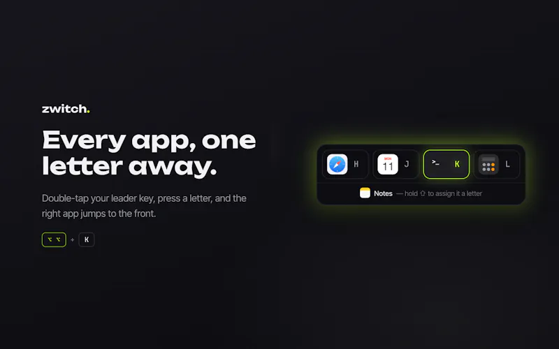 Zwitch screenshot 1