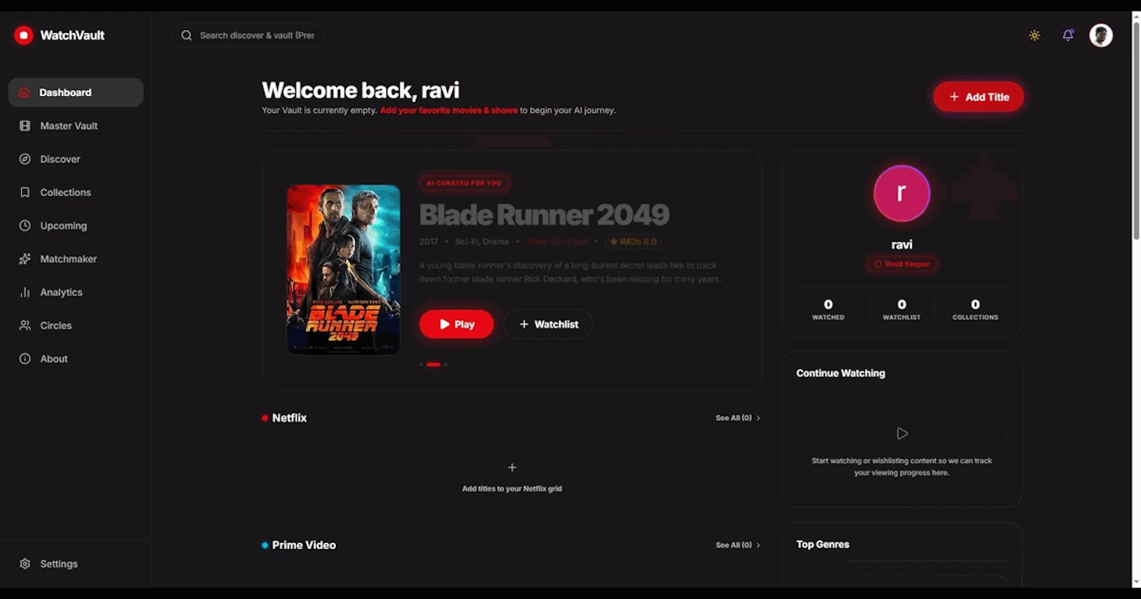 WatchVault screenshot 1