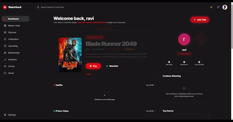 WatchVault screenshot 1