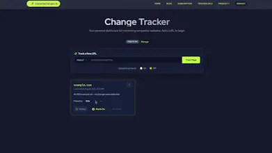TrackSiteChanges gallery image