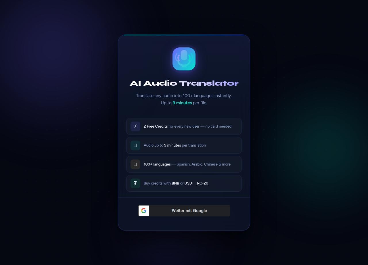 AI Audio Translate gallery image